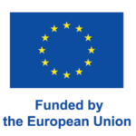EU:n lippu sekä englanniksi teksti "Funded by the European Union".
