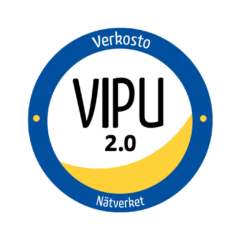 VIPU 2.0 -verkoston logo.